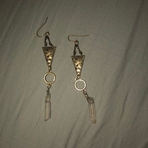 Gold & Crystal Earrings